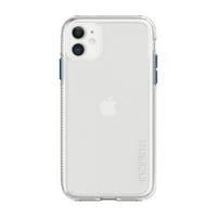 DualPro Fusion za iPhone & iPhone XR - Clear Clear s Dark Denim & Coral Pink gumbima