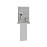 Kuhinjski sklopivi stalak, Bijela