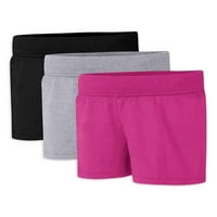 Hanes Girls Jersey kratke hlače, 3-pack, veličine 4-16