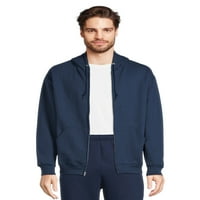 Atletic Works muški flis puni zip jakna s kapuljačom, veličine s-3xl