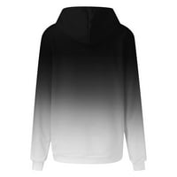 Ženske majice plus size majice na rasprodaji ženska modna bluza s džepom s dugim rukavima s printom Casual majice dukserice dukserice