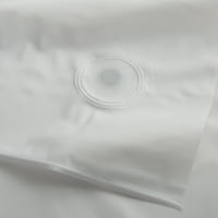 Obloga za zavjese za tuširanje od 70 72 od ekološki prihvatljivog materijala od magneta, jednobojna bijela