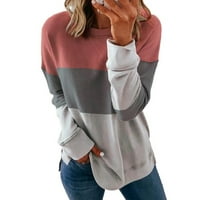 Ženski tanki pulover jednobojni široki gornji dio ležerni džemper ženske modne udobne dukserice bluze dugih rukava Ženske košulje