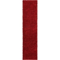 2,5' 10 ' trešnja crvena čvrsta pravokutna staza za tepihe