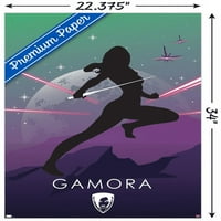 Junačka silueta mumbo - zidni Poster Gamora, 22.375 34