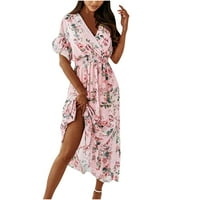 Ženski pidžama Set sa slatkim printom pidžama s dugim rukavima s reverom hlače mekana noćna odjeća Kompleti za slobodno vrijeme