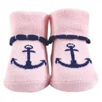 Poklon Set čarapa za djevojčice za djevojčice u kutiji, Flamingo, Jedna veličina