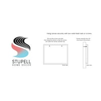 Stupell Industries Detaljan cvjetni buket Crtanje rustikalne galerije grafičke umjetničke galerije omotana platna za tisak zidne
