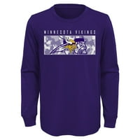 T-shirt Minnesota Vikings za dječaka mlađa LS 9K1T1FGF 3T