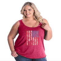 - Ženski dres Plus size - američka zastava 4. srpnja