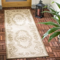 Tradicionalni cvjetni tepih za unutarnju i vanjsku upotrebu, 4' 5'7