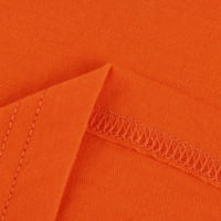 Ljetni topovi za žene, majica s kratkim rukavima, majica s narančastom bojom, Majica s kratkim rukavima, majica s kratkim rukavima,