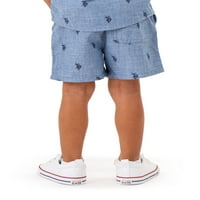 S. Polo ASN. Tiskane kratke hlače za dječake, veličine od 2 do 5 godina