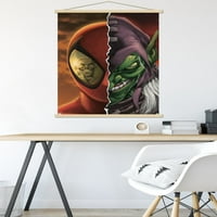 Stripovi - Zeleni Goblin - Spider-Man: kuća drveni magnetski uokvireni zidni poster, 22.37534