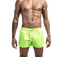 Muške kratke hlače za plažu ljetne brzosušeće prozračne hlače za plažu Ležerne jednobojne kratke hlače za plivanje muške kupaće gaće