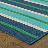 Vodoravni Prugasti tepih za unutarnju i vanjsku upotrebu