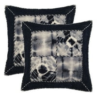 Set jastuka za prekrivanje u tamnoplavoj boji