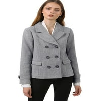 Jedinstvene ponude ženskog urezana odjeća s dvostrukim dvostrukim kaputom