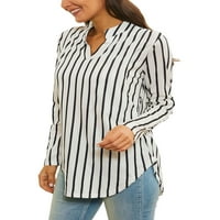 ; / Ženske majice za trudnice i dojilje dugih rukava tunika karirana bluza za dojenje