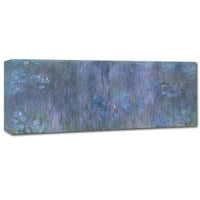 Zaštitni znak likovna umjetnost 'Vodeni lilies stablo refleksije' platno umjetnost by Monet