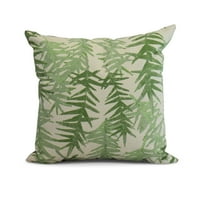 20 20 šiljasti vanjski jastuk s cvjetnim printom zeleni
