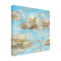 Melissa Wang 'Plutajući oblaci II' platno umjetnost