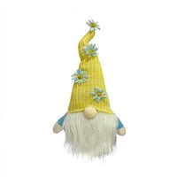 Uskrsni ukrasi Uskrsni patuljci plišani dekor vještica skandinavski Tomte Nisse švedski stol dekor Pamuk Žuta