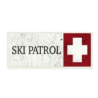 Otrcani znak za skijašku patrolu u seoskom stilu, 7, dizajn Valerie Viners