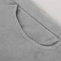 Jesenske ženske hlače s elastičnim strukom, jednobojne, s velikim džepom, ravne hlače od pamuka i lana