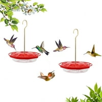 Vanjska hranilica za hummingbird, viseća hranilica za hummingbird s rupama za hranjenje, lako se čisti i puni