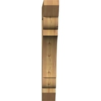 Ekena Millwork 6 W 34 D 42 H Olimpijska sloj grubo pilana nosač, zapadni crveni cedar