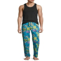 Muške pidžama hlače za slobodno vrijeme u Ulici Sezam, veličina od 2 inča