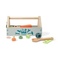 Djeca mališana drveni alat Bo Set, Aukfa Construction Toy Toy predškolska igra za igranje za božićne poklone