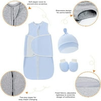 Dječja vreća za spavanje od svilene bube-dječja vreća za spavanje koja se koristi za povijanje beba, sa šeširima i rukavicama., stil1,