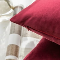 Phantoscope božićni odmor ukrasni set jastuka za bacanje, svilene baršunaste serije s umetcima, 20 20