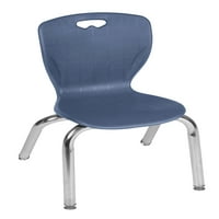 Pokretni stol za učionicu podesiv po visini od 90 30 - Bež i stolice od 12 do 12 inča-Mornarsko plava