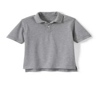 Lands 'End Boys 4- školska uniforma kratka rukava pique mrežica polo majica