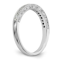 14k dijamantni zaručnički prsten od bijelog zlata veličina prstena