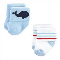 Pamučne čarape za novorođenčad i frotirne čarape za dječake, 12 mjeseci, 6 mjeseci
