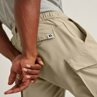 Muške rastezljive teretne hlače s kabrioletom, do 3 inča