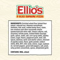 Elliova originalna koru vrhovna pizza, stvarni sir, 19,64oz, grof