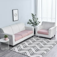 Jastuk za kauč u zadebljanom dizajnu protiv blijeđenja, elastična navlaka za sjedalo kauča, Dodaci za namještaj u tamno sivoj boji
