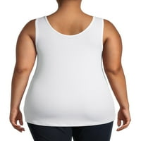 Ženska Rebrasta majica Plus Size + & + 3 pakiranja