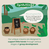 Sproutlings Natural Soy & Beeswa bojice, grof
