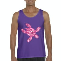Muška muška majica bez rukava, veličine do 3 inča - havajska morska kornjača