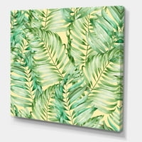 Tropsko zeleno lišće Monstera slika na platnu umjetnički tisak