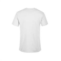 Muška bijela majica s fraktalnim uzorkom - dizajn Od 9 3 inča