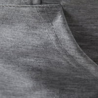 + Muški gornji dio s patentnim zatvaračem ljetna jednobojna majica s kapuljačom muška mekana majica za trčanje prsluk s kapuljačom