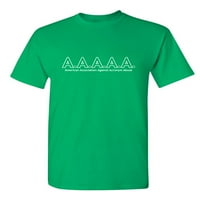 Američka udruga protiv odjeće s akronimima majica s grafikom najbolja ideja za poklon za ljubitelje humora i sarkazma novost smiješna