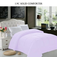 Čvrsti lilac Comforter-dostupan u nekoliko veličina i boja